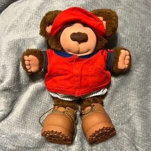 Vintage 1983- 1985 Furskins ‘Hank Spitball’ plush Bear by Xavier Roberts